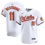 Baltimore Orioles #11 Jordan Westburg White 2025 Home Limited Cool Base Stitched Jersey
