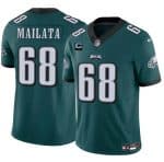 Philadelphia Eagles #68 Jordan Mailata Green 2024 F.U.S.E With 1-Star C Patch Vapor Untouchable Limited Stitched Jersey