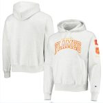 Calgary Flames Champion Gray OB Capsule II Pullover Hoodie