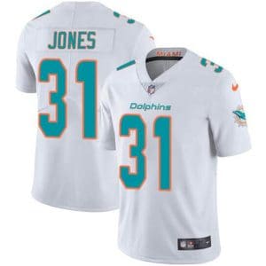 Miami Dolphins #31 Byron Jones White Vapor Untouchable Limited Stitched Jersey