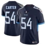 Tennessee Titans #54 Lorenzo Carter Navy 2025 Vapor Untouchable Stitched Jersey
