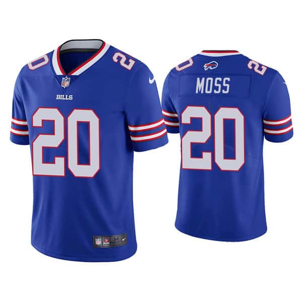 Buffalo Bills #20 Zack Moss Blue Vapor Untouchable Limited Stitched Jersey