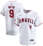Los Angeles Angels #9 Zach Neto White 2024 Home Limited Stitched Jersey