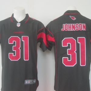 Arizona Cardinals #31 David Johnson Black Limited Rush Stitched Nike Jersey