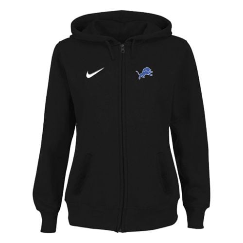 Detroit Lions Stadium Rally Full Zip Hoodie Black