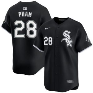 Chicago White Sox #28 Tommy Pham Black 2024 Alternate Limited Stitched Jersey