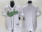 Philadelphia Eagles Blank White Gold Cool Base Stitched Jersey