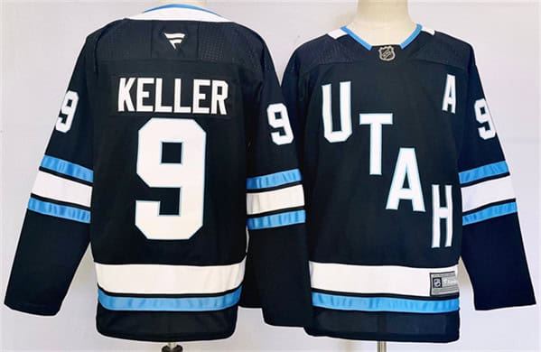 Utah Club #9 Clayton Keller Navy Stitched Jersey