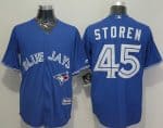 Blue Jays #45 Drew Storen Blue New Cool Base Stitched Jersey