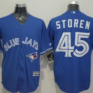 Blue Jays #45 Drew Storen Blue New Cool Base Stitched Jersey