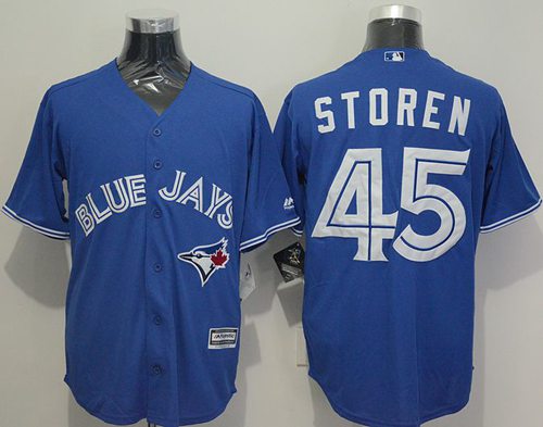 Blue Jays #45 Drew Storen Blue New Cool Base Stitched Jersey