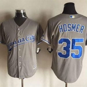 Royals #35 Eric Hosmer New Grey Cool Base Stitched Jersey