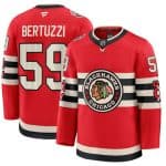 Chicago Blackhawks #59 Tyler Bertuzzi Red 2024-25 Winter Classic Stitched Jersey