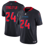 Houston Texans #24 Derek Stingley Jr. Navy 2024 2nd Alternate F.U.S.E Vapor Stitched Jersey