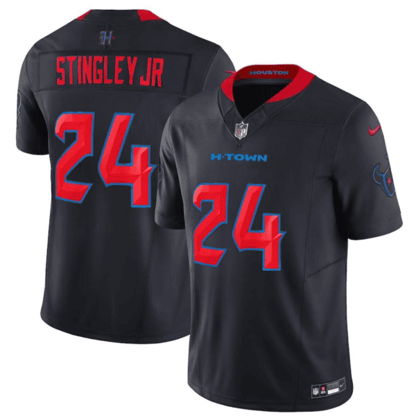 Houston Texans #24 Derek Stingley Jr. Navy 2024 2nd Alternate F.U.S.E Vapor Stitched Jersey