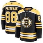 Boston Bruins #88 David Pastrnak Black 2024-25 Home Stitched Jersey