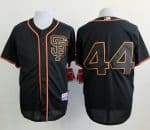 Giants #44 Willie McCovey Black Alternate Cool Base Stitched Jersey