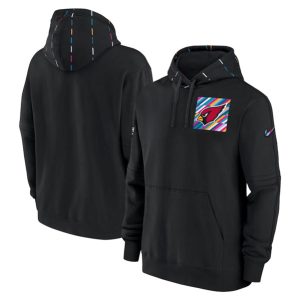 Arizona Cardinals Black 2023 Crucial Catch Club Pullover Hoodie