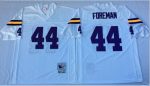 Mitchell And Ness Vikings #44 Chuck Foreman White Throwback Stitched Jersey