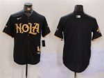 New Orleans Saints Blank Black Cool Base Stitched Jersey