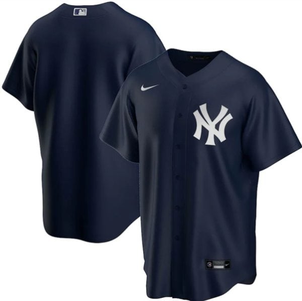 New York Yankees Navy Cool Base Stitched Jersey