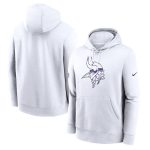 Minnesota Vikings White Pullover Hoodie