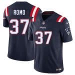New England Patriots #37 Parker Romo Navy 2025 F.U.S.E. Vapor Limited Stitched Jersey