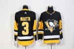 Pittsburgh Penguins #3 Olli Maatta Black Stitched Adidas Jersey