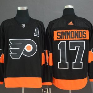 Philadelphia Flyers #17 Wayne Simmonds Black Stitched Jersey