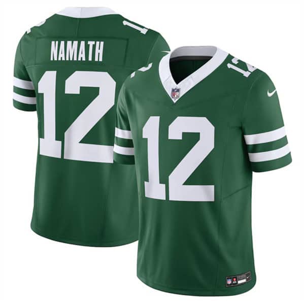 New York Jets #12 Joe Namath Green 2024 F.U.S.E. Vapor Limited Stitched Jersey