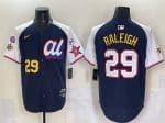 American League #29 Cal Raleigh Navy Alternate 2025 All-Star With Patch Edition Limited Stitched Jersey