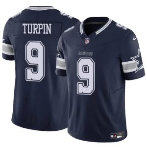 Dallas Cowboys #9 KaVontae Turpin Navy 2023 F.U.S.E. Vapor Untouchable Limited Stitched Jersey