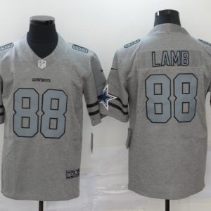 Dallas Cowboys #88 CeeDee Lamb Grey Stitched Jersey