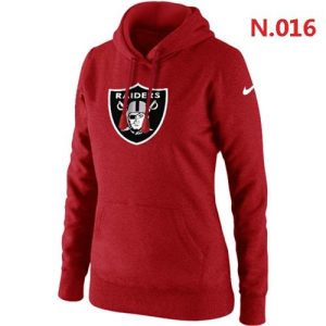 Oakland Raiders Logo Pullover Hoodie Red