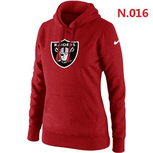 Oakland Raiders Logo Pullover Hoodie Red