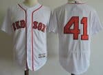 Boston Red Sox #41 Chris Sale White Cool Base Stitched Jersey