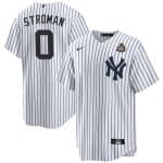 New York Yankees #0 Marcus Stroman White 2024 World Series With Name Cool Base Stitched Jersey