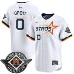 Houston Astros #0 Orbit White 2025 City Connect Limited Stitched Jersey