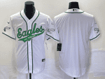 Philadelphia Eagles Blank White Cool Base Stitched Jersey