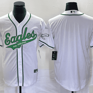 Philadelphia Eagles Blank White Cool Base Stitched Jersey