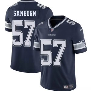 Dallas Cowboys #57 Jack Sanborn Navy 2025 Vapor Untouchable Limited Stitched Jersey
