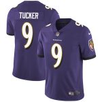 Baltimore Ravens #9 Justin Tucker Purple Vapor Untouchable Limited Jersey