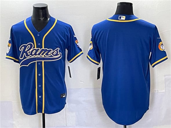 Los Angeles Rams Blank Royal Cool Base Stitched Jersey