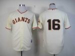 Giants #16 Angel Pagan Cream Cool Base Stitched Jersey