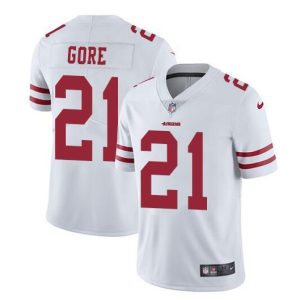 San Francisco 49ers #21 Frank Gore White Vapor Untouchable Limited Stitched Jersey