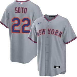 New York Mets #22 Juan Soto Gray 2025 Limited Stitched Jersey