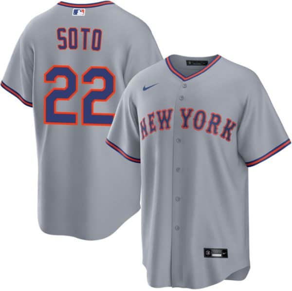 New York Mets #22 Juan Soto Gray 2025 Limited Stitched Jersey