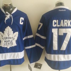 Maple Leafs #17 Wendel Clark Blue New Stitched Jersey