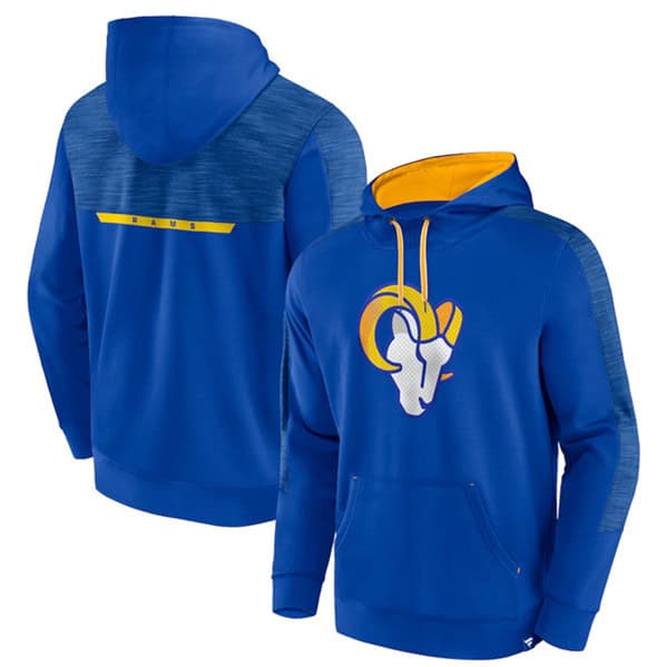 Los Angeles Rams Royal Defender Evo Pullover Hoodie