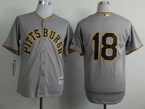 Pirates #18 Neil Walker Grey 1953 Turn Back The Clock Stitched Jersey